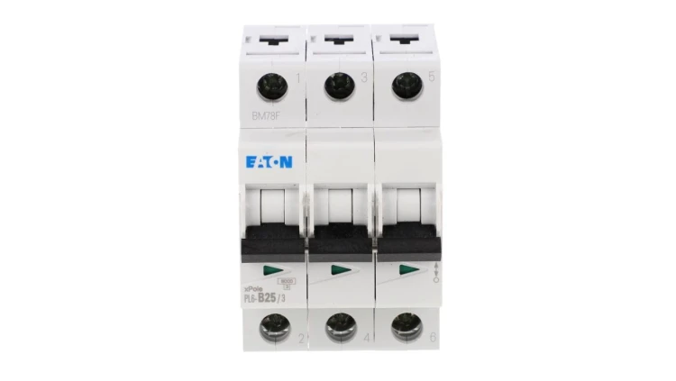 Wyłącznik nadprądowy 3P B 25A 6kA AC PL6-B25/3 286591