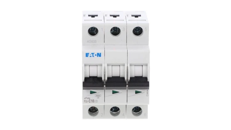 Wyłącznik nadprądowy 3P C 10A 6kA AC PL6-C10/3 286599