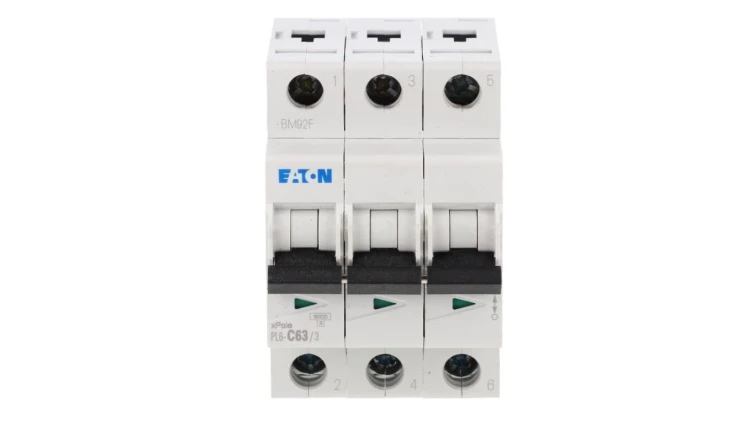 Wyłącznik nadprądowy 3P C 63A 6kA AC PL6-C63/3 286607