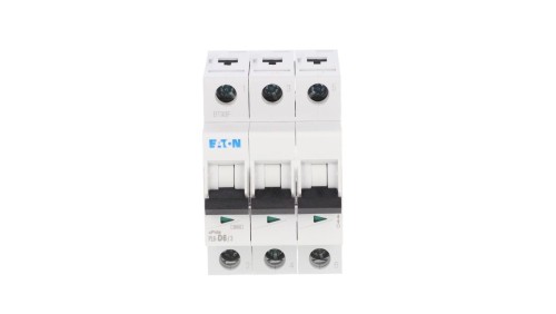 Wyłącznik nadprądowy 3P D 6A 6kA AC PL6-D6/3 286610