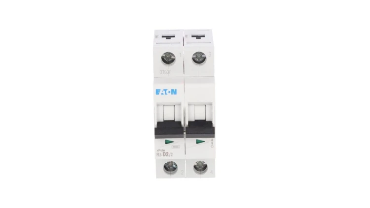 Wyłącznik nadprądowy 2P D 2A 6kA AC PL6-D2/2 286574