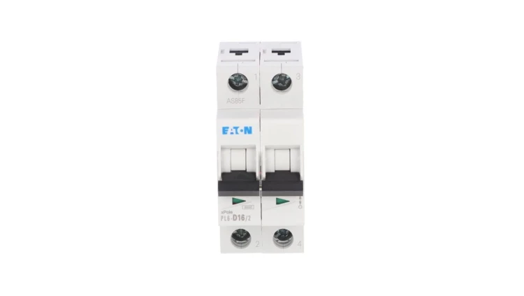 Wyłącznik nadprądowy 2P D 16A 6kA AC PL6-D16/2 286579
