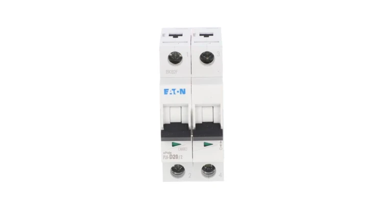 Wyłącznik nadprądowy 2P D 20A 6kA AC PL6-D20/2 286580
