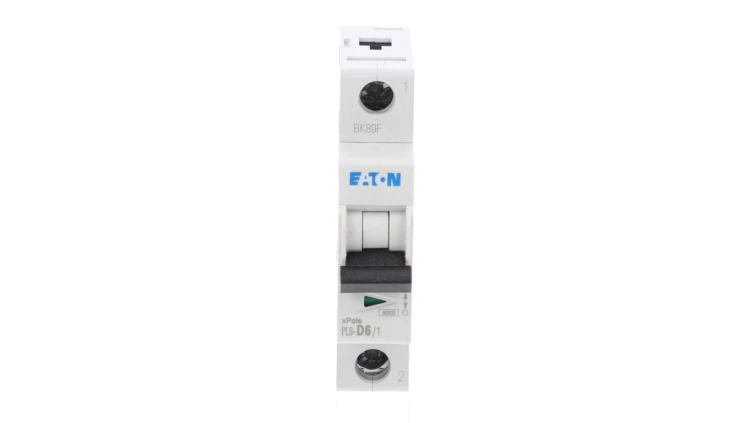 Wyłącznik nadprądowy 1P D 6A 6kA AC PL6-D6/1 286542