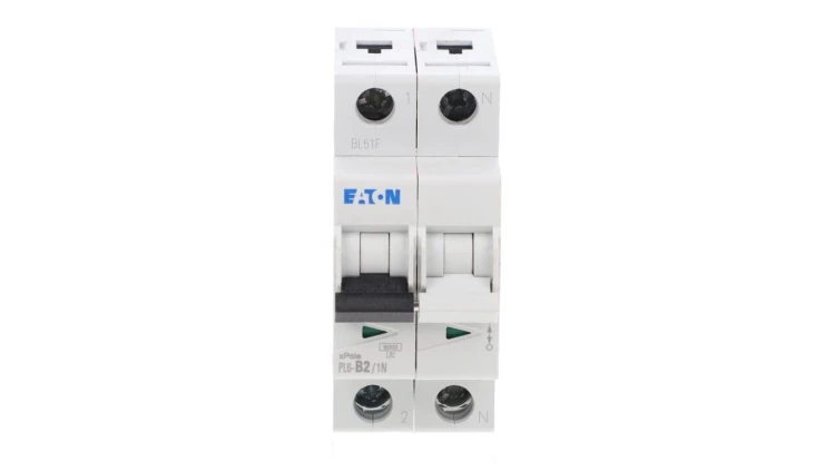 Wyłącznik nadprądowy 1P+N B 2A 6kA AC PL6-B2/1N 164907