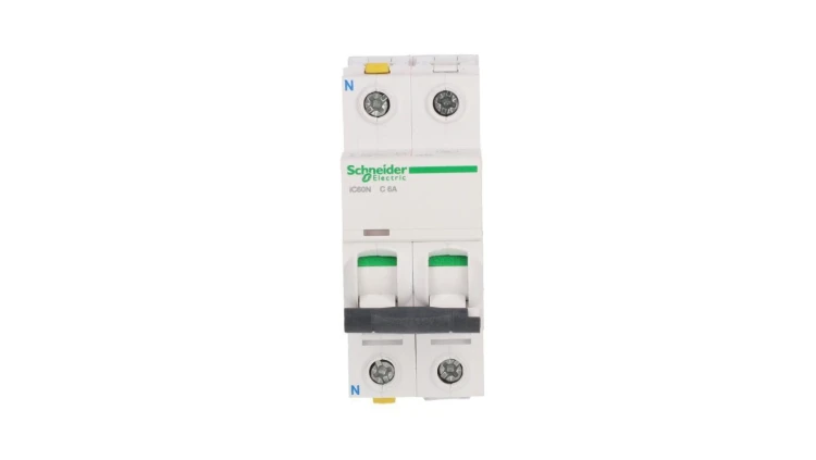 Wyłącznik nadprądowy 1P+N C 6A 6kA AC iC60N-C06-1N Acti9 A9F04606