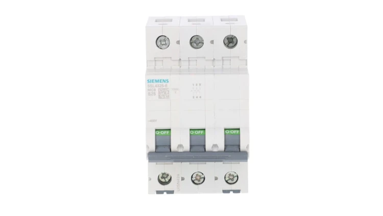 Wyłącznik nadprądowy 3P B 25A 10kA AC SENTRON 5SL4325-6