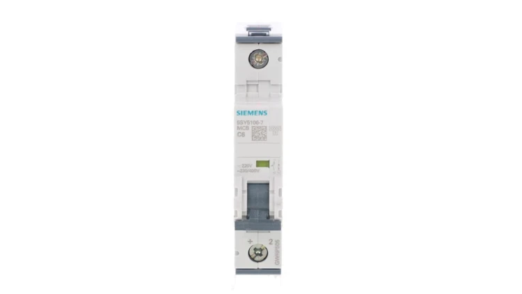 Wyłącznik nadprądowy 1P C 6A 10kA AC SENTRON 5SY5106-7