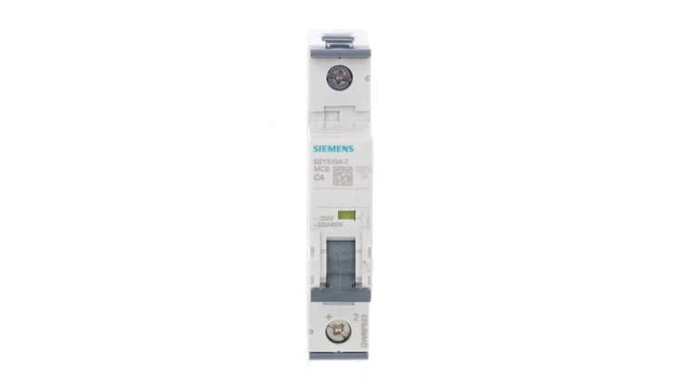 Wyłącznik nadprądowy 1P C 4A 10kA AC SENTRON 5SY5104-7