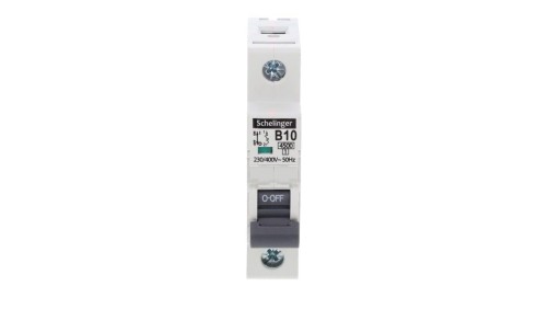 Wyłącznik nadprądowy 1P B 10A 4,5kA AC SCHELINGER A02-G7-1P-B10