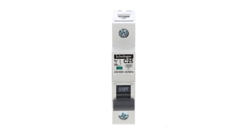 Wyłącznik nadprądowy 1P C 25A 4,5kA AC SCHELINGER A02-G7-1P-C25