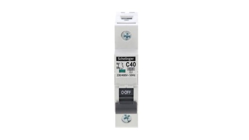 Wyłącznik nadprądowy 1P C 40A 4,5kA AC SCHELINGER A02-G7-1P-C40