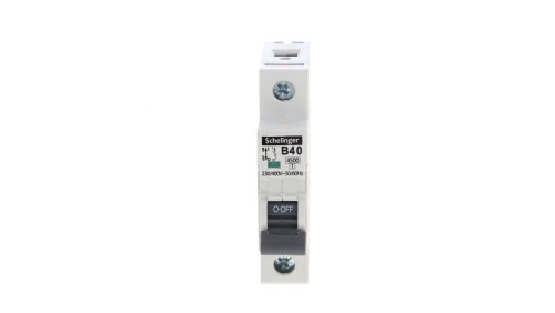Wyłącznik nadprądowy 1P B 40A 4,5kA AC SCHELINGER A02-G7-1P-B40