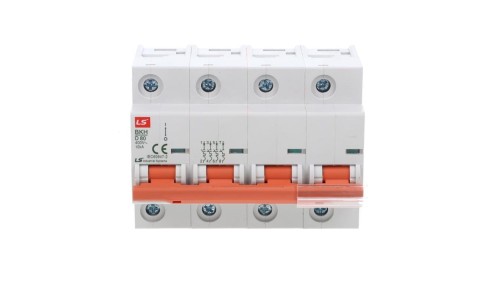 Wyłącznik nadprądowy 4P D 80A 10kA AC BKH 06110366R0