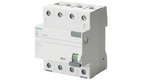 Wyłącznik różnicowoprądowy 4P 40A 300mA 400V typ F selektywny 5SV3644-7
