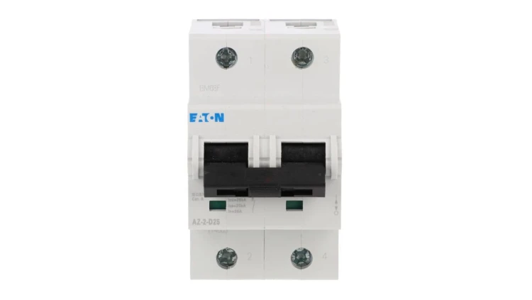 Wyłącznik nadprądowy 2P D 25A 25kA AC AZ-2-D25 174503