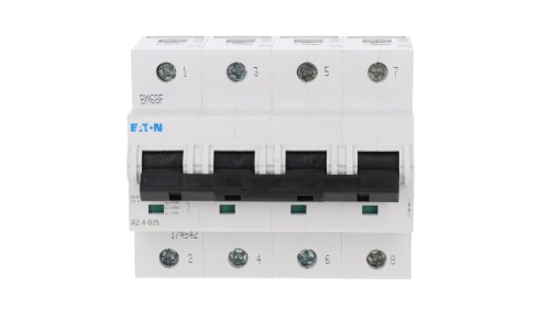 Wyłącznik nadprądowy 4P D 25A 25kA AC AZ-4-D25 174542