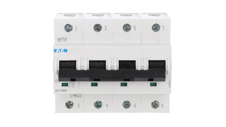 Wyłącznik nadprądowy 4P B 25A 25kA AC AZ-4-B25 174533