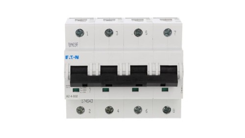 Wyłącznik nadprądowy 4P D 32A 25kA AC AZ-4-D32 174543