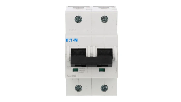 Wyłącznik nadprądowy 2P D 80A 20kA AC AZ-2-D80 211823