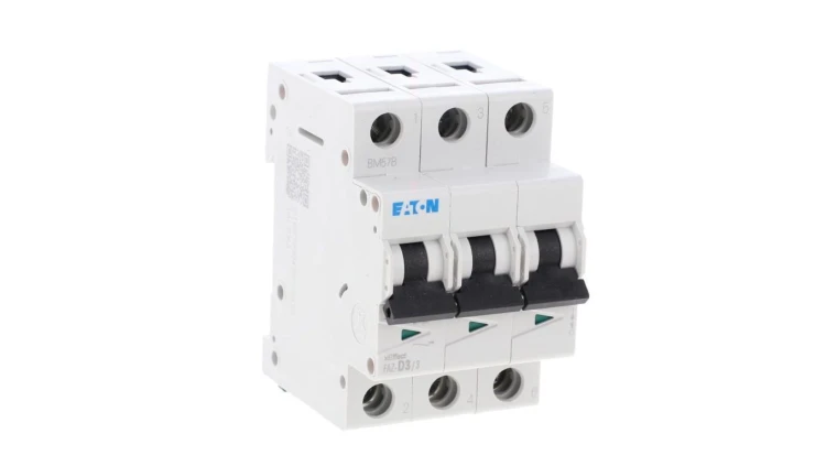 Wyłącznik nadprądowy 3P D 3A 15kA AC FAZ-D3/3 278886