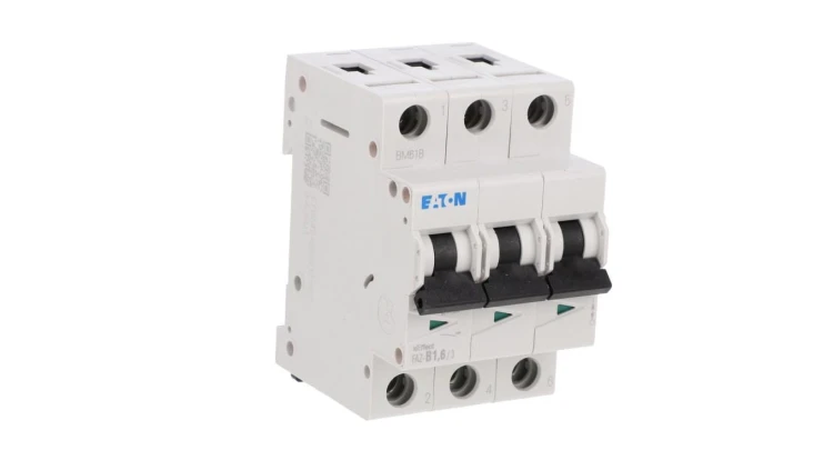 Wyłącznik nadprądowy 3P B 1,6A 15kA AC FAZ-B16/3 278834