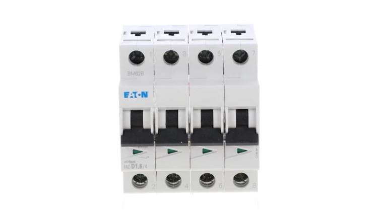 Wyłącznik nadprądowy 4P D 1,6A 15kA AC FAZ-D16/4 279071