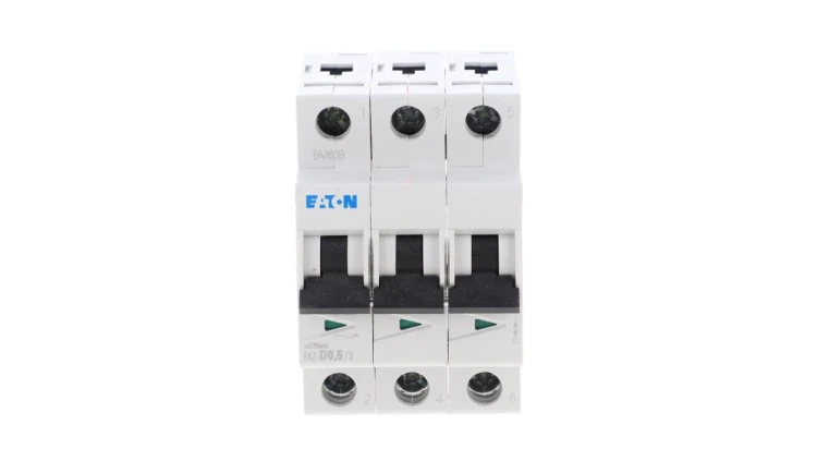 Wyłącznik nadprądowy 3P D 0,5A 15kA AC FAZ-D05/3 278880