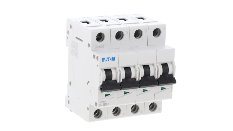 Wyłącznik nadprądowy 4P B 8A 15kA AC FAZ-B8/4 279030