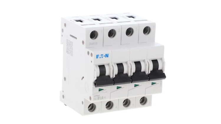 Wyłącznik nadprądowy 4P B 1,6A 15kA AC FAZ-B16/4 279022
