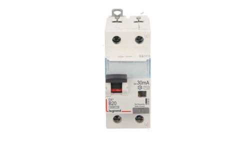 Wyłącznik różnicowo-nadprądowy 2P 20A B 0,03A typ AC P312 DX3 410922