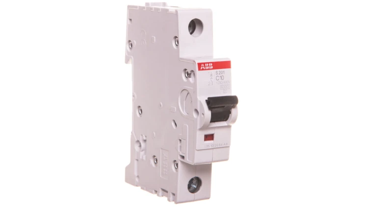 Wyłącznik nadprądowy 1P C 10A 6kA AC S201-C10 2CDS251001R0104