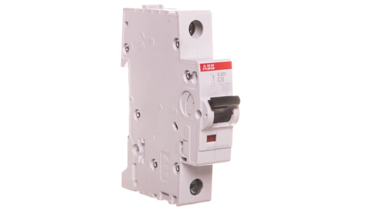 Wyłącznik nadprądowy 1P C 6A 6kA AC S201-C6 2CDS251001R0064