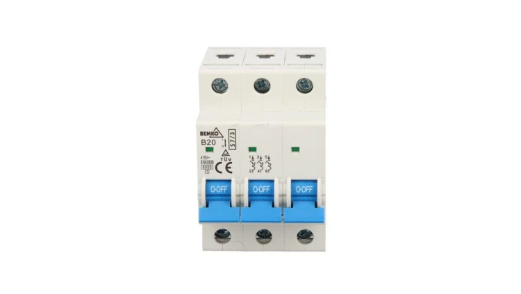 Wyłącznik nadprądowy 3P B 20A 6kA AC A00-S7-3P-B20