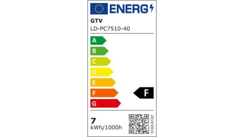 Żarówka LED GU10 7,5W 570lm 4000K AC220-240V 120st. LD-PC7510-40