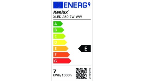 Żarówka LED E27 XLED A60 7W-WW 810lm 2700K barwa ciepła 29601
