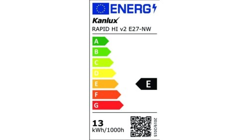 Żarówka LED E27 RAPID HI v2 E27-NW 1520lm 4000K barwa neutralna 22954