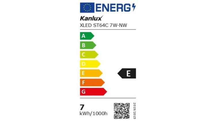 Żarówka LED E27 XLED ST64C 7W-NW 806lm 4000K barwa ciepła 33513