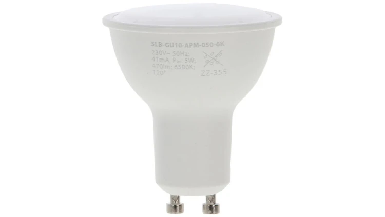 Żarówka LED Samsung Inside 230V GU10 5W 470LM 6500K 120ST D84-SLB-GU10-APM-050-6K
