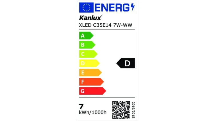 Żarówka LED XLED C35E14 7W-WW 1055lm 2700K barwa ciepła filament szklana 38416