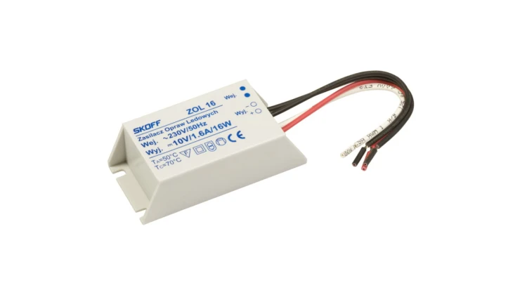 Zasilacz napięciowy typ ZOL16 100 - 240 V AC / 10 V DC 16 W IP 68 0 0